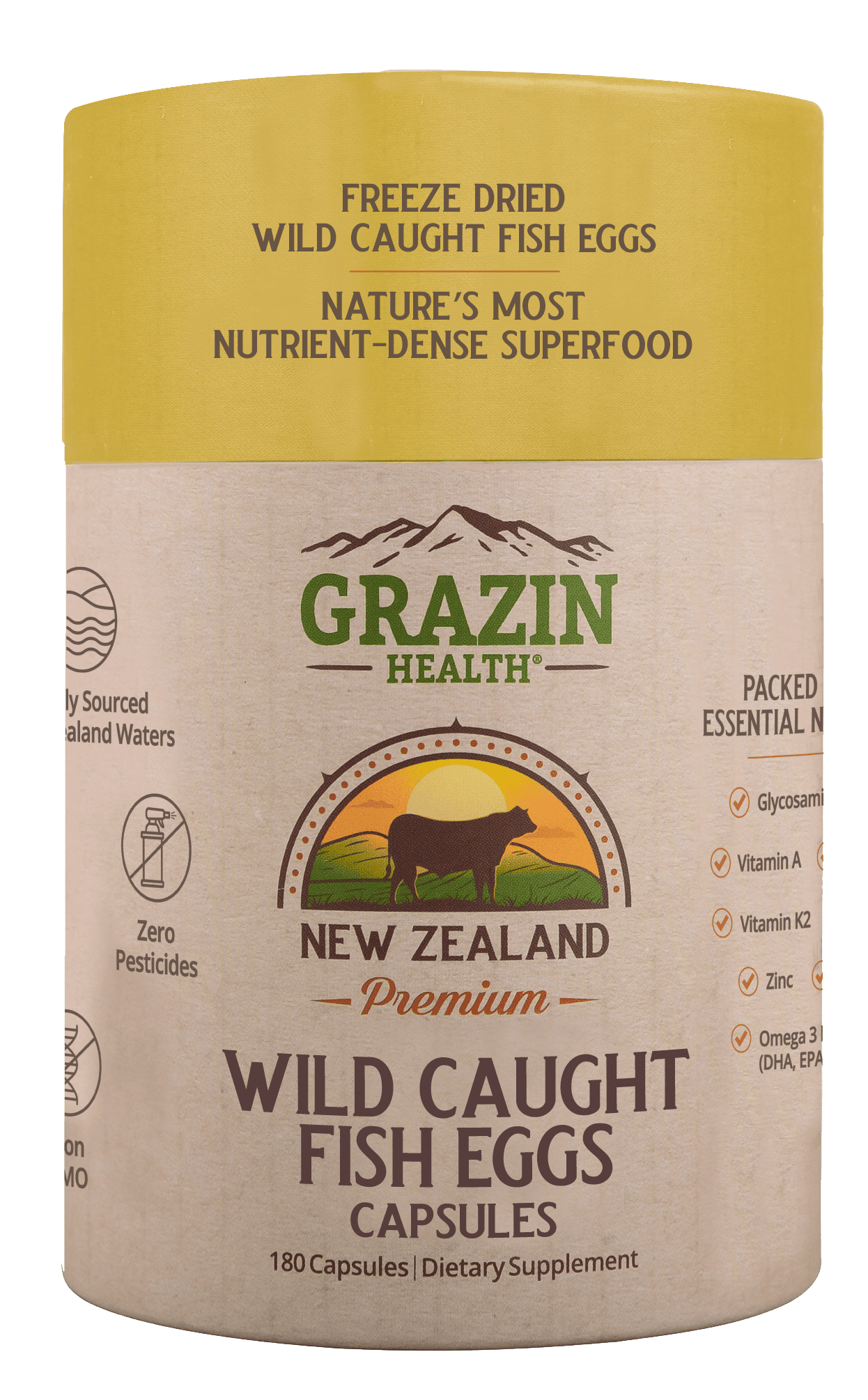 Wild Caught Fish Eggs Capsules